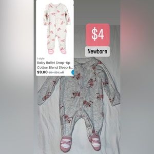 Newborn Carters Pajamas